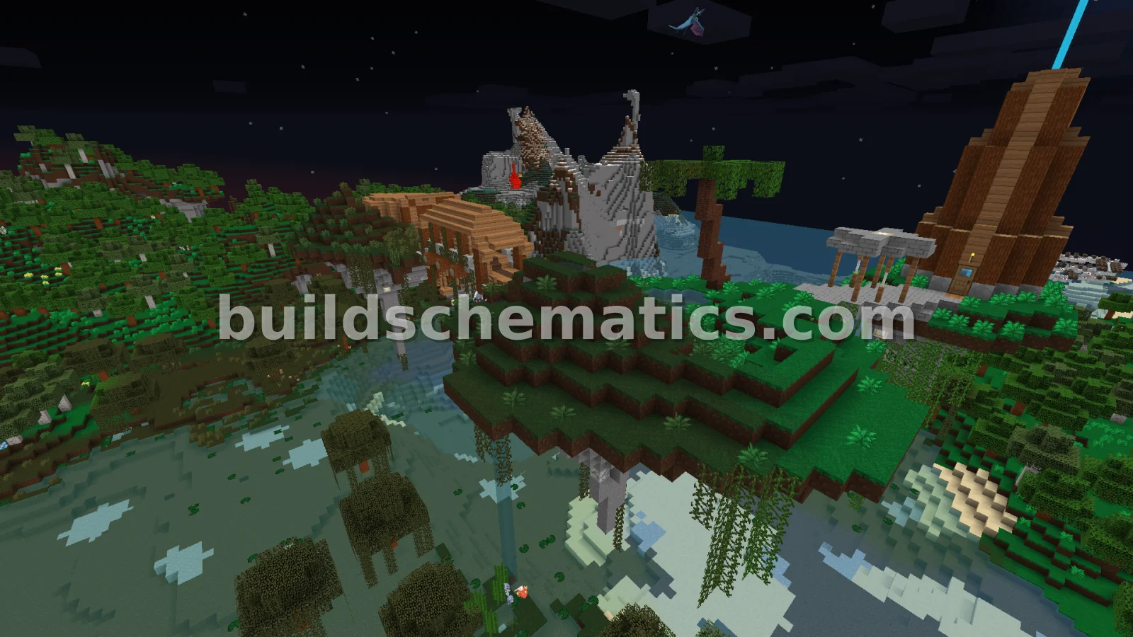 Two Small Islands With House