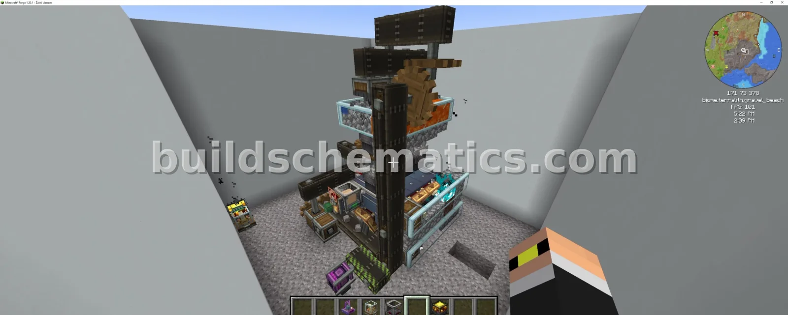 Compact Quartz Farm for Create Mod — view 2
