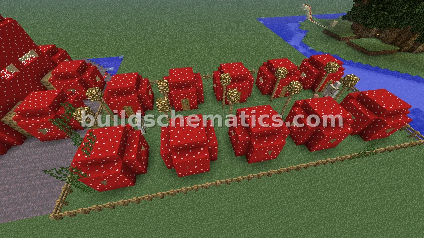 Mushroom Village - A Whimsical Town