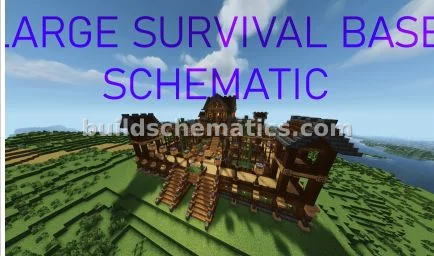 Dark Oak Survival Base — view 2
