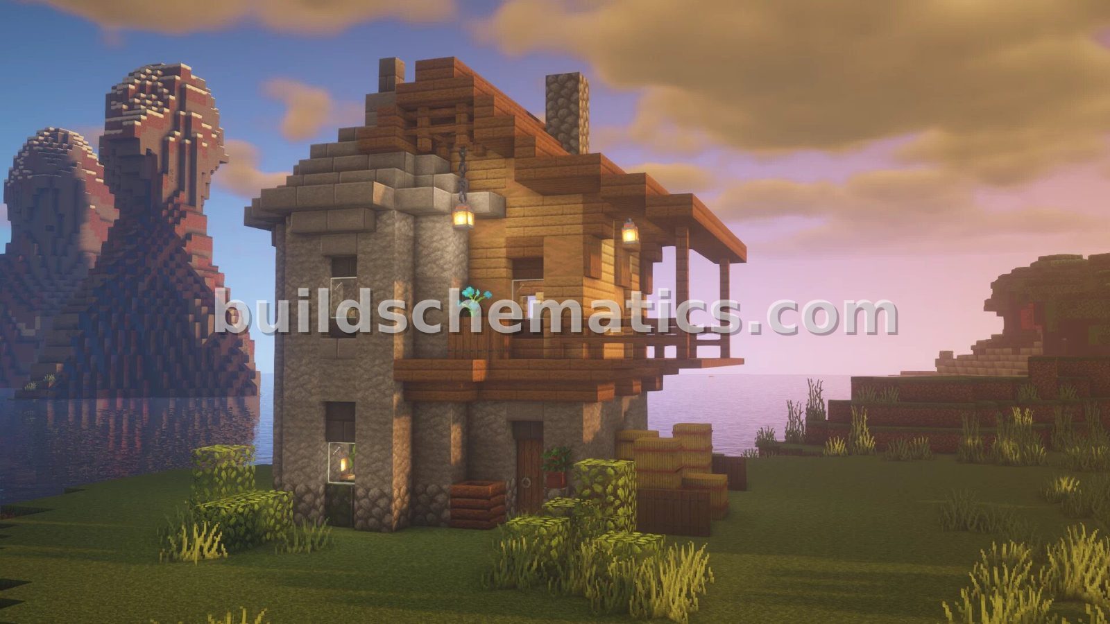 Minecraft Farmhouse Build