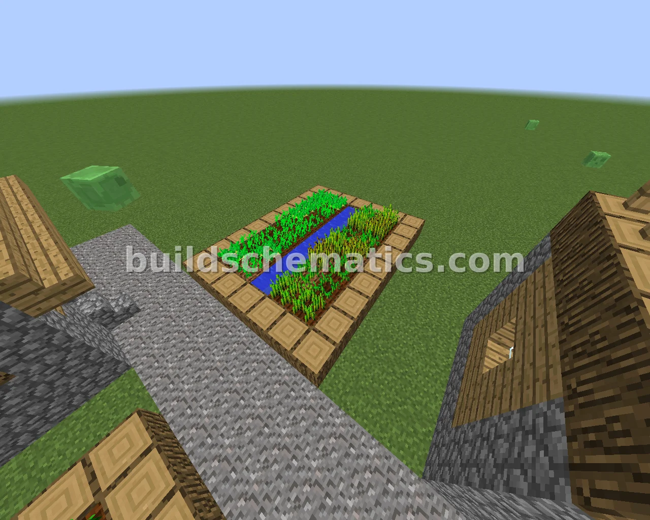 Wheat and Potato Farm Village