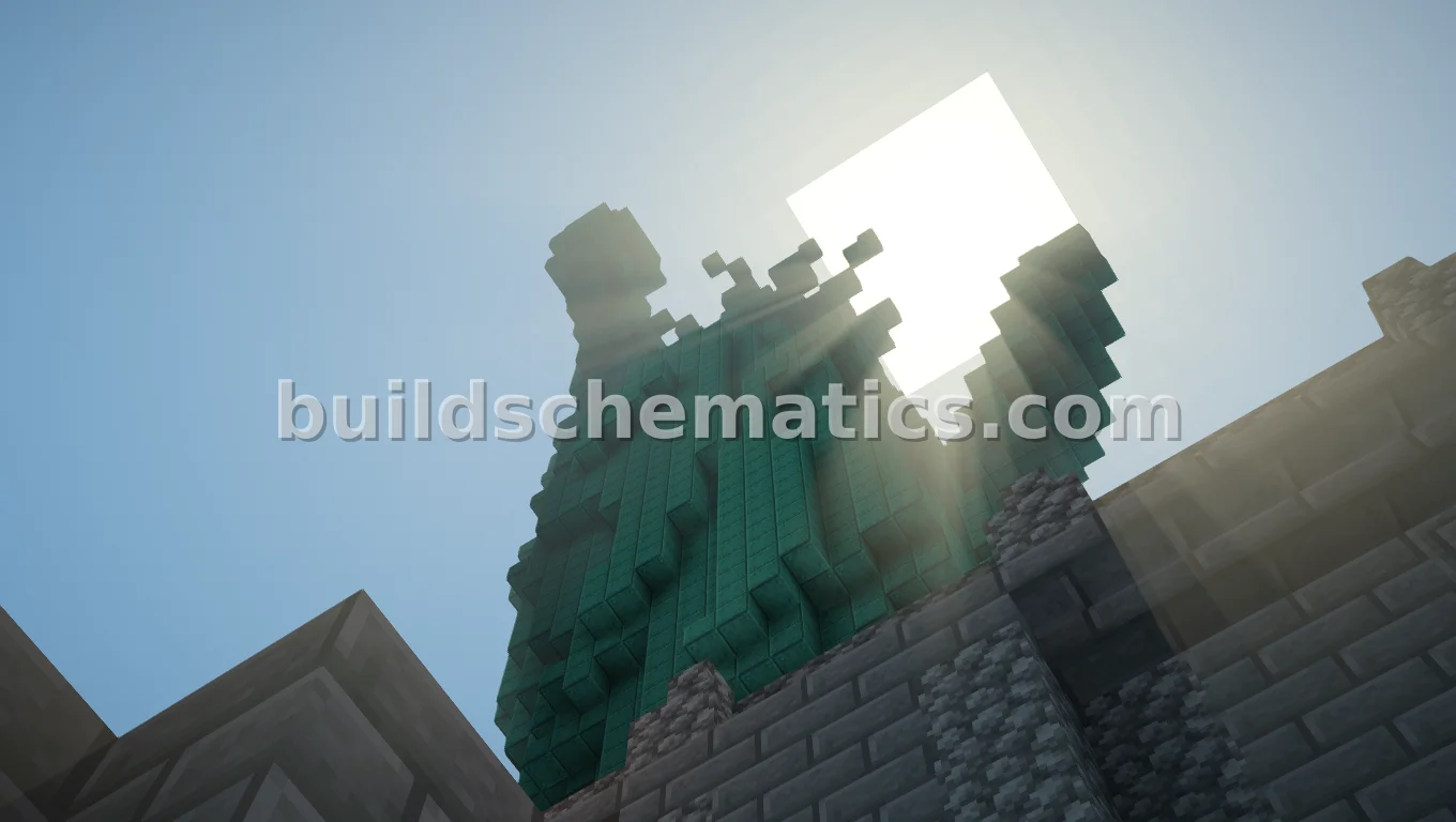 Liberty Statue Copper Build — view 2