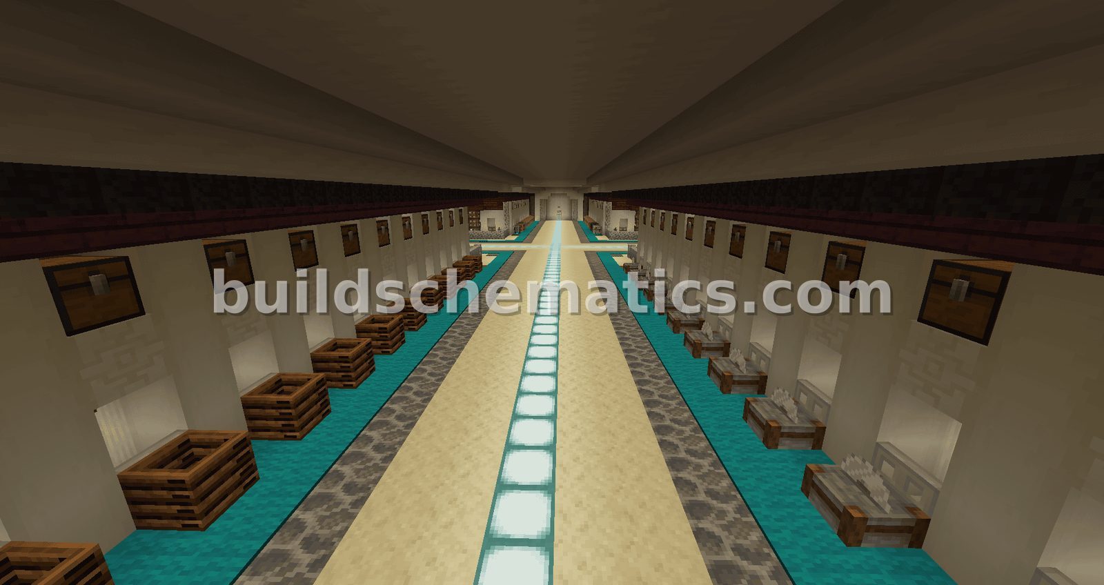 Compact Technical Survival Base with Integrated Trading Hall — view 4