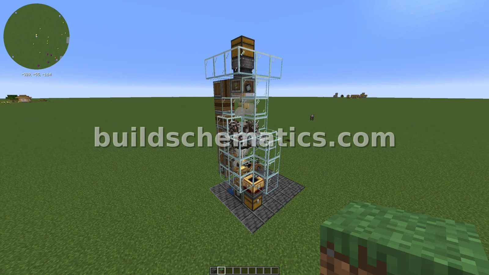 Compact Tileable Cow Farm with 200 Items/Hour Output — view 4