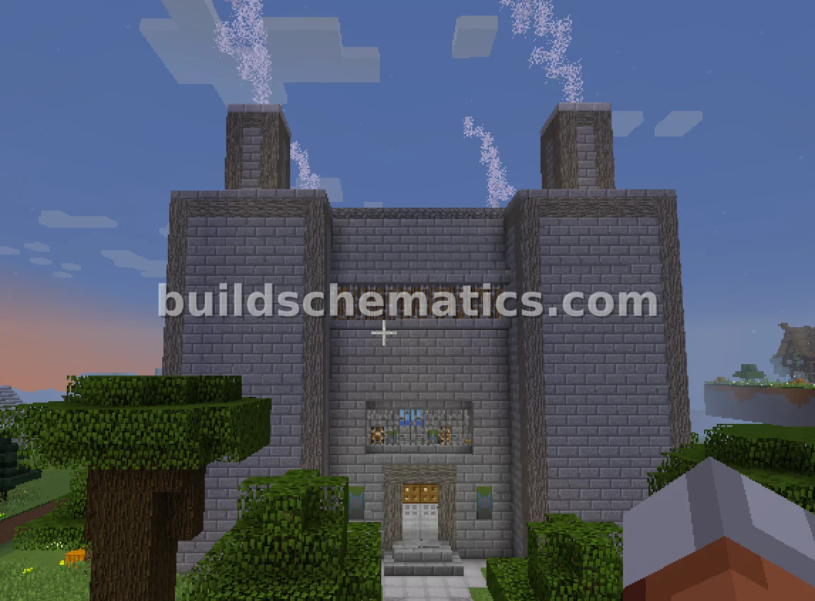 Industrial Iron Farm with Charcoal Generators