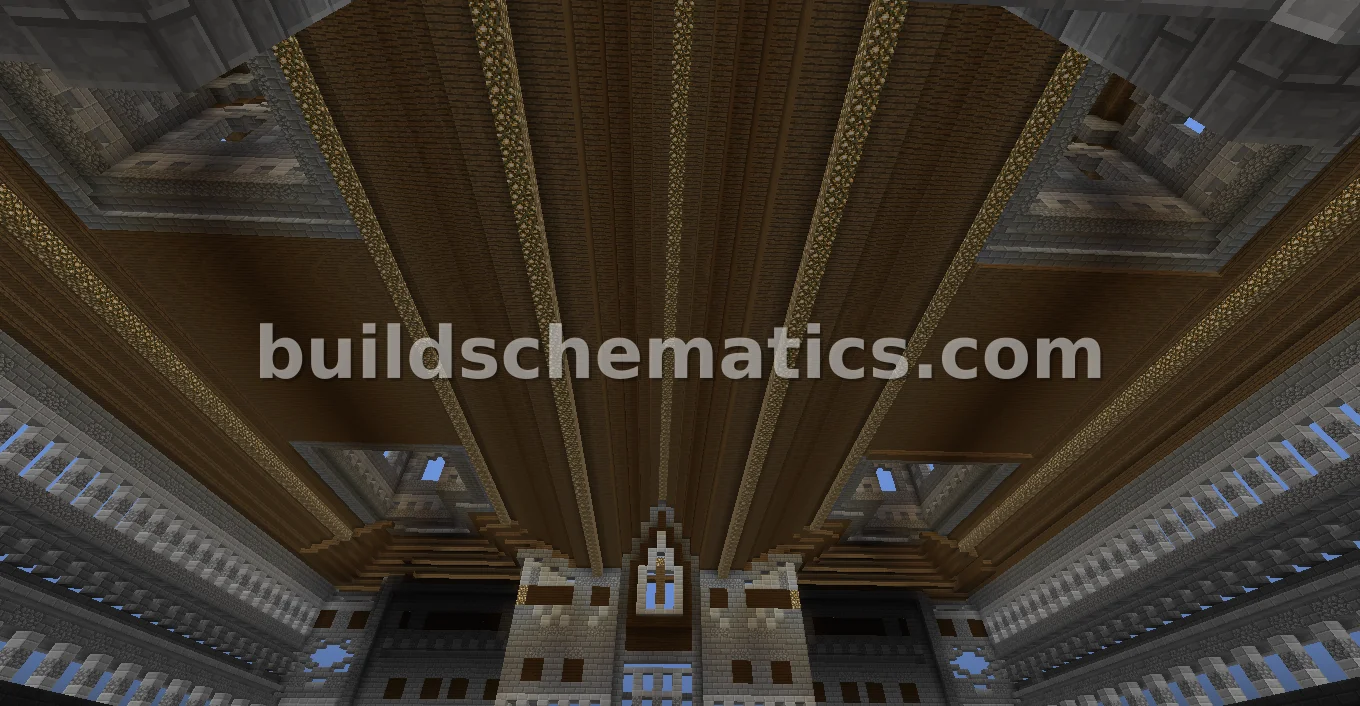 Medieval Castle with Lava Drawbridge — view 2