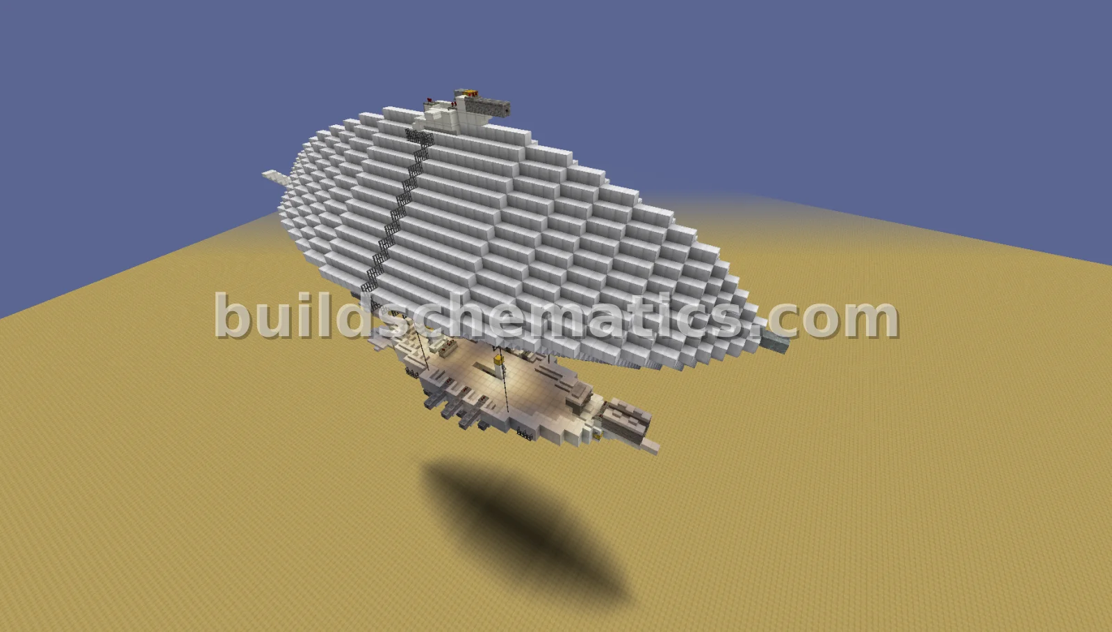 Airship With Decorative Cannons — view 3