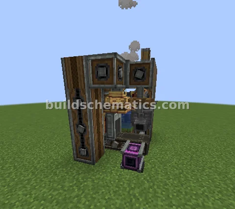 Smallest XP Nugget Farm by Create Mod — view 2