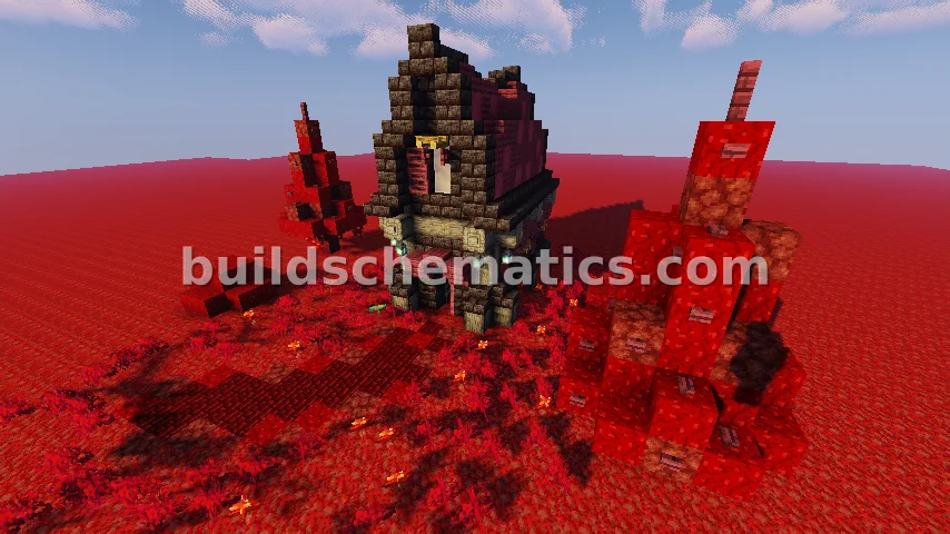 Nether Fantasy House Build — view 2
