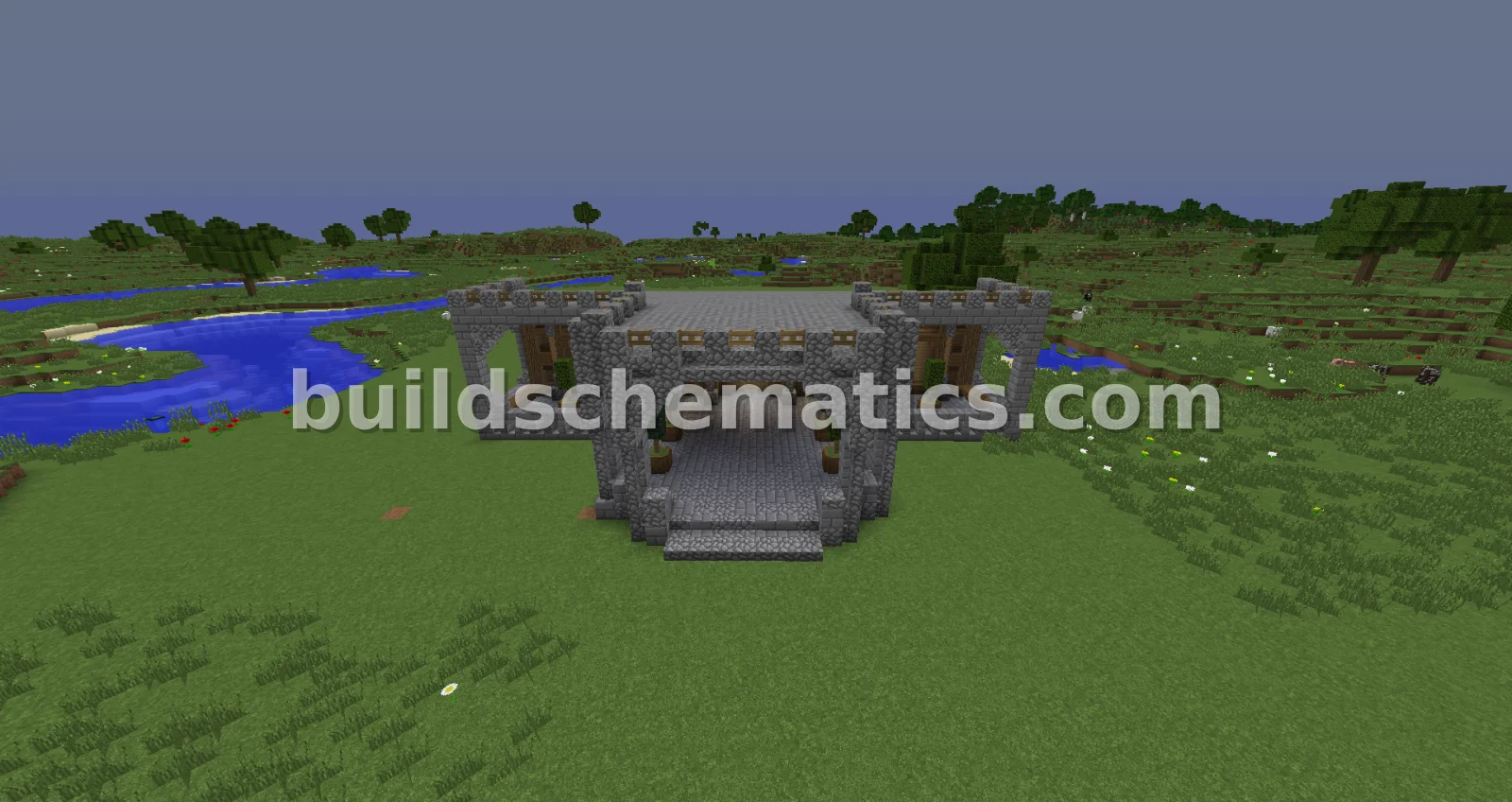 Grand Mansion Entrance Design — view 2