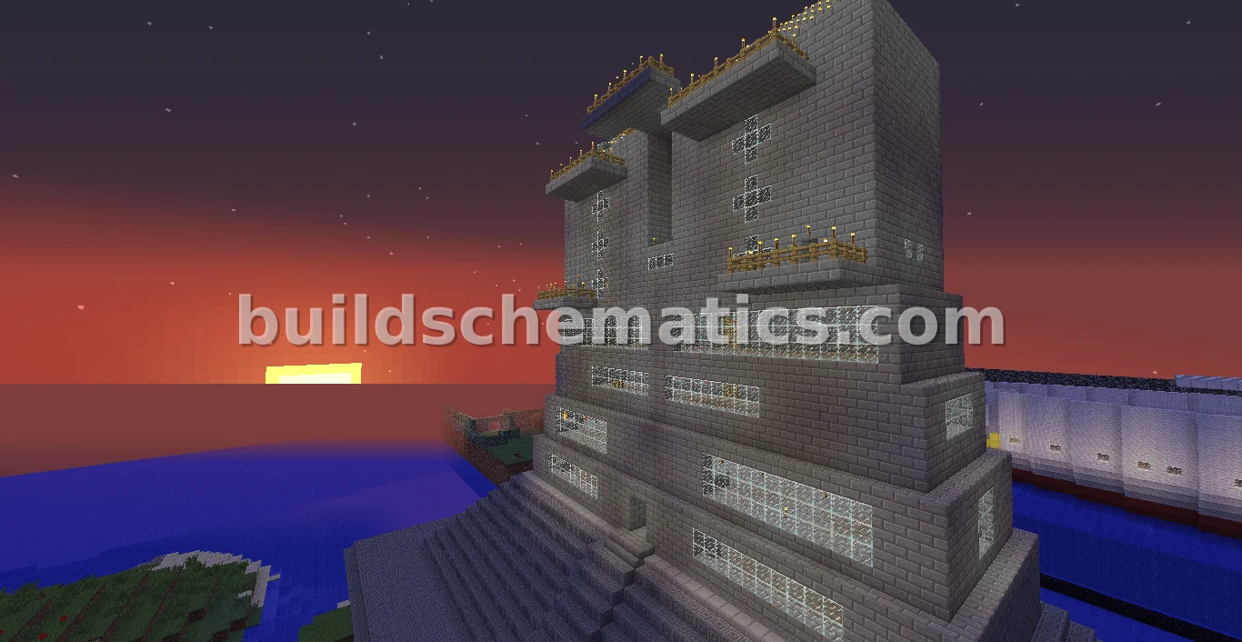 Large Medieval Castle Island — view 2