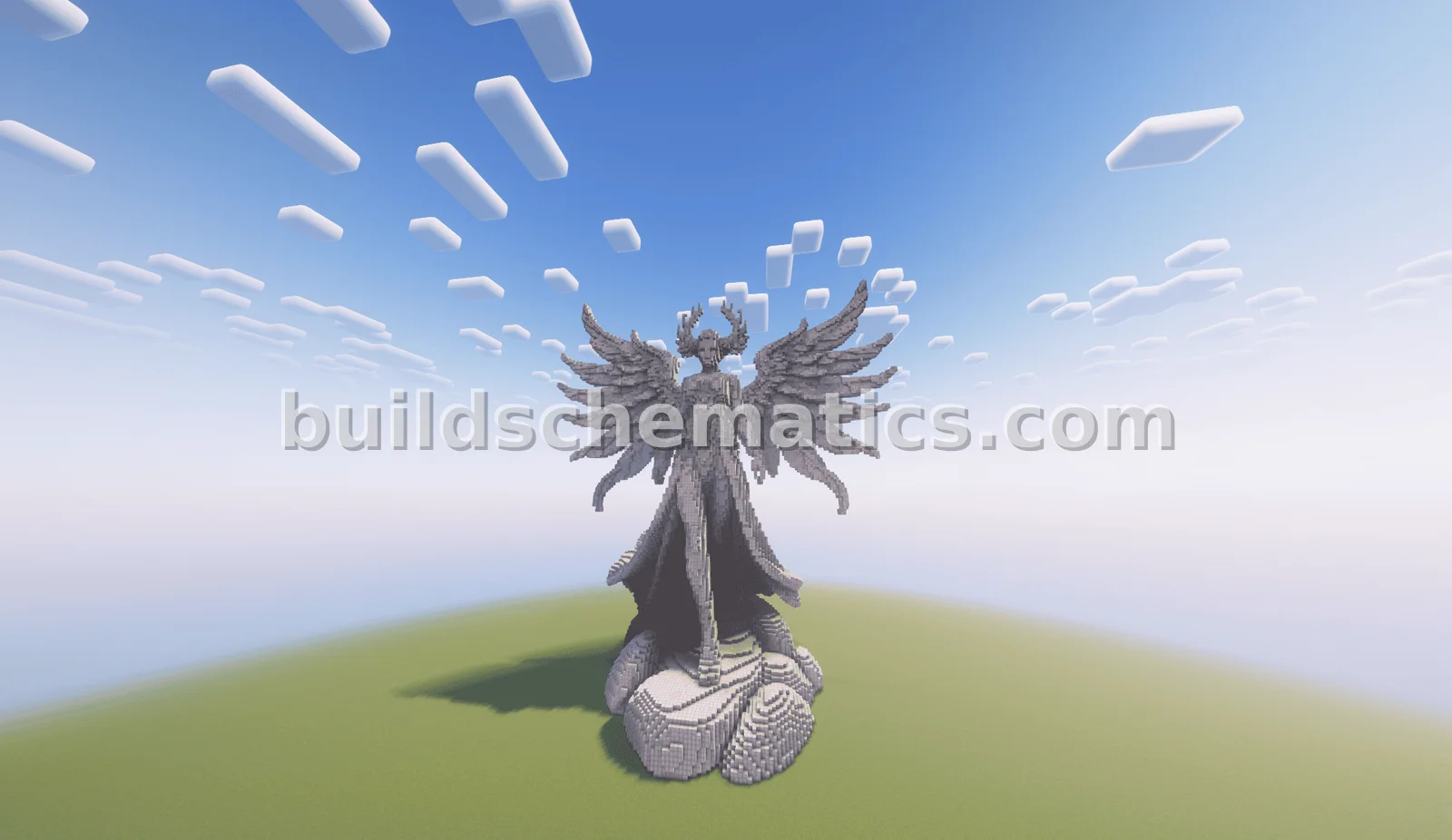 Imposing Angel Statue Decoration