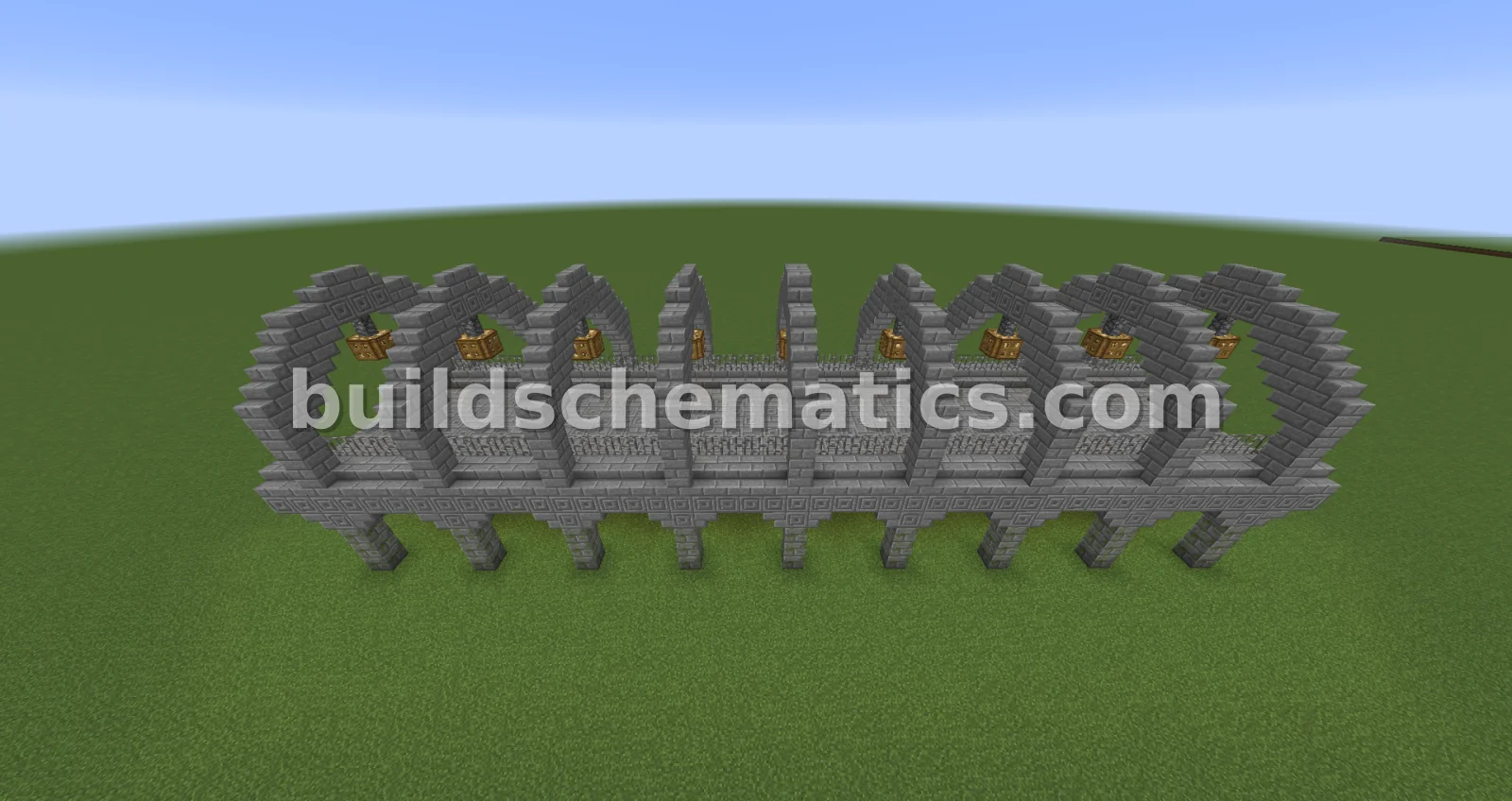 Small Medieval Bridge Template — view 2