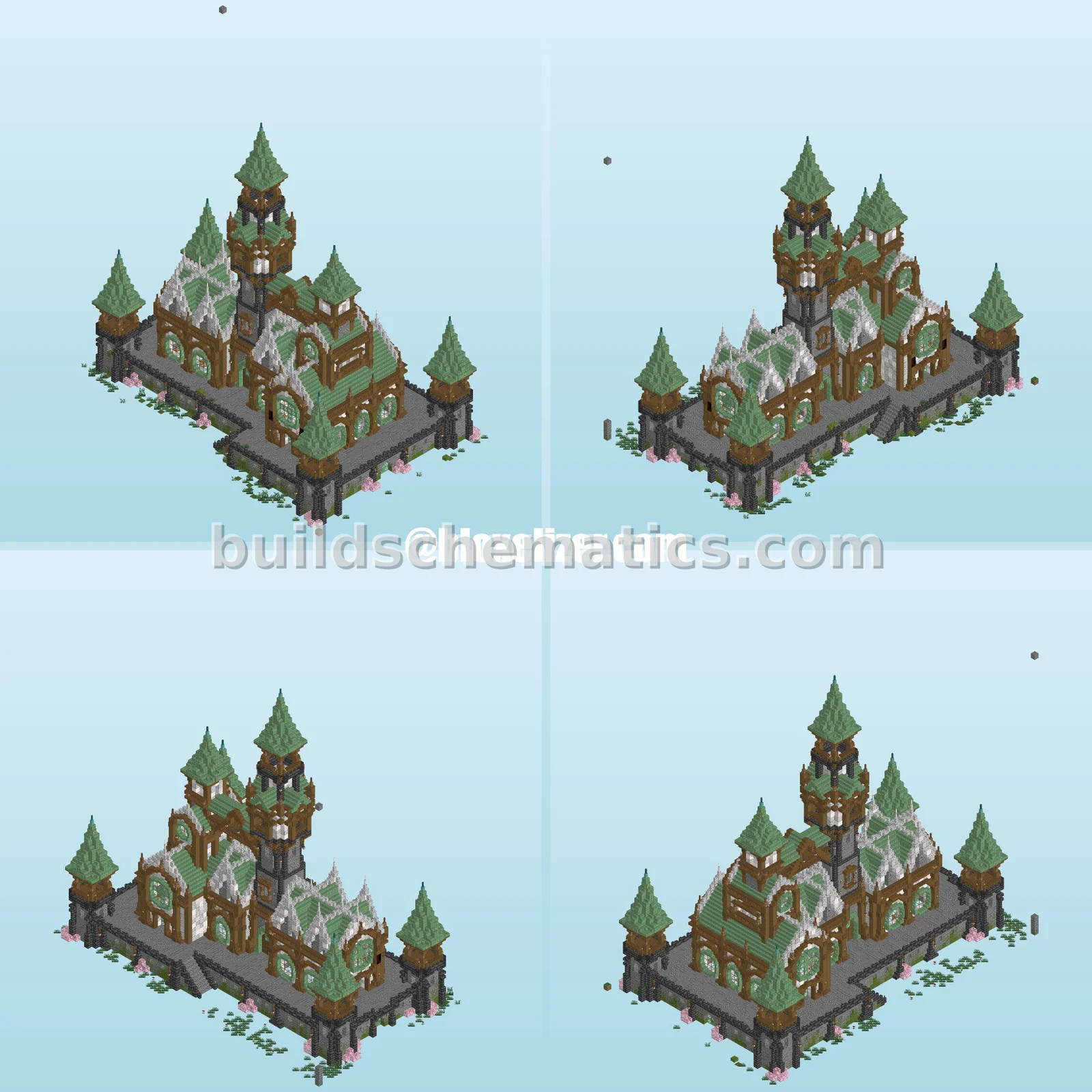 Medieval Sky Castle Structure