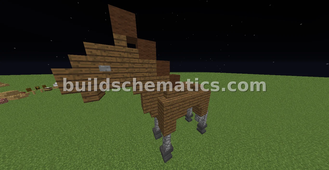 Wooden Horse Statue