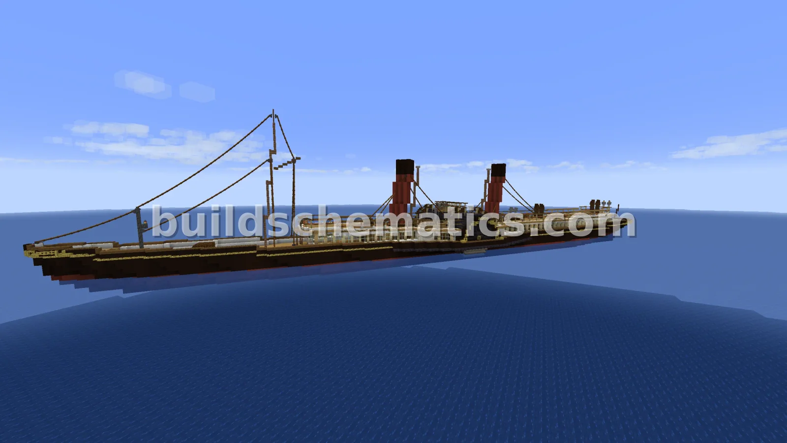 RMS Columba Steamboat - Red Terracotta