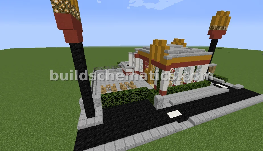 Modern McDonald's Restaurant With Exterior