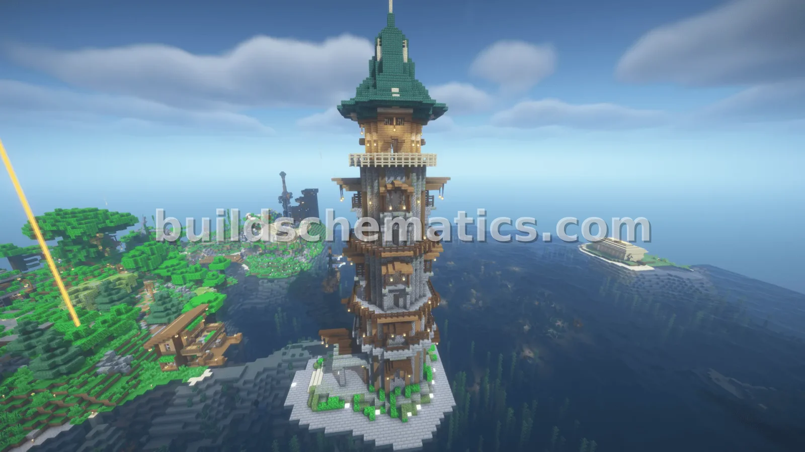 Medieval Watch Tower Full Interior Schematic — view 2