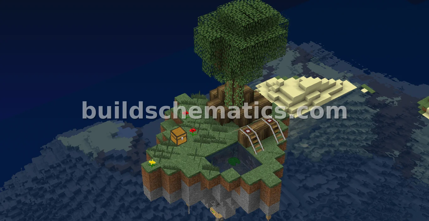 SkyBlock Island Starter Base