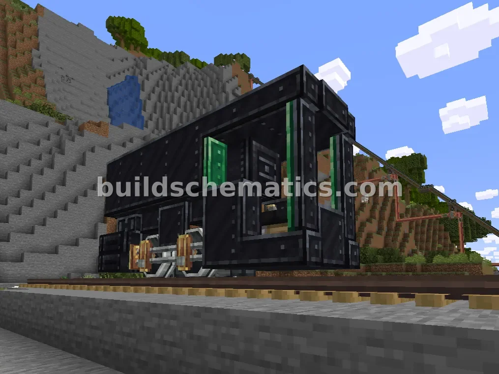 Narrow Gauge Porter Locomotive Schematic — view 3