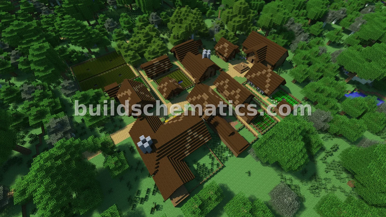 Medieval Village Forest Settlement