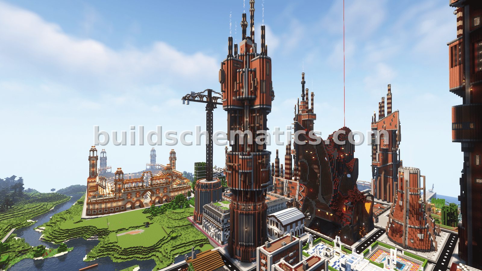 Steampunk Skyscraper Model 4
