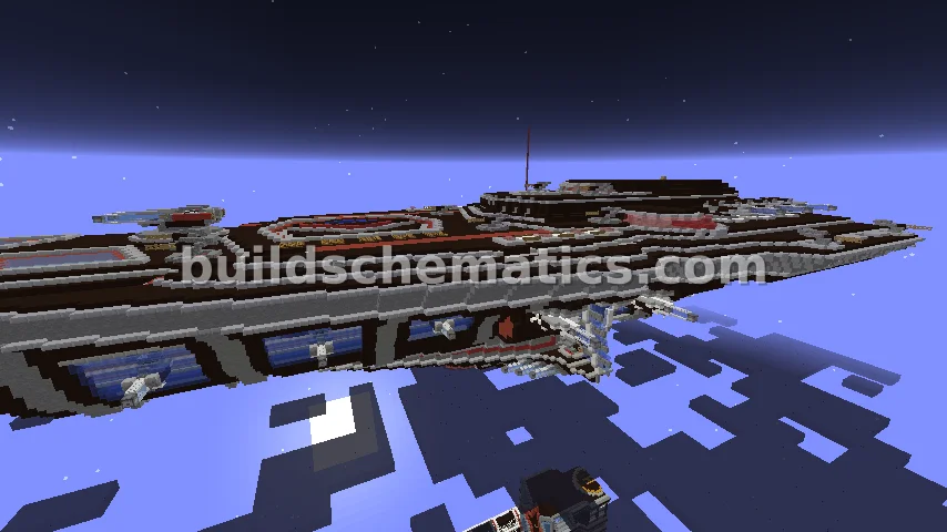 Futuristic Spaceship Build