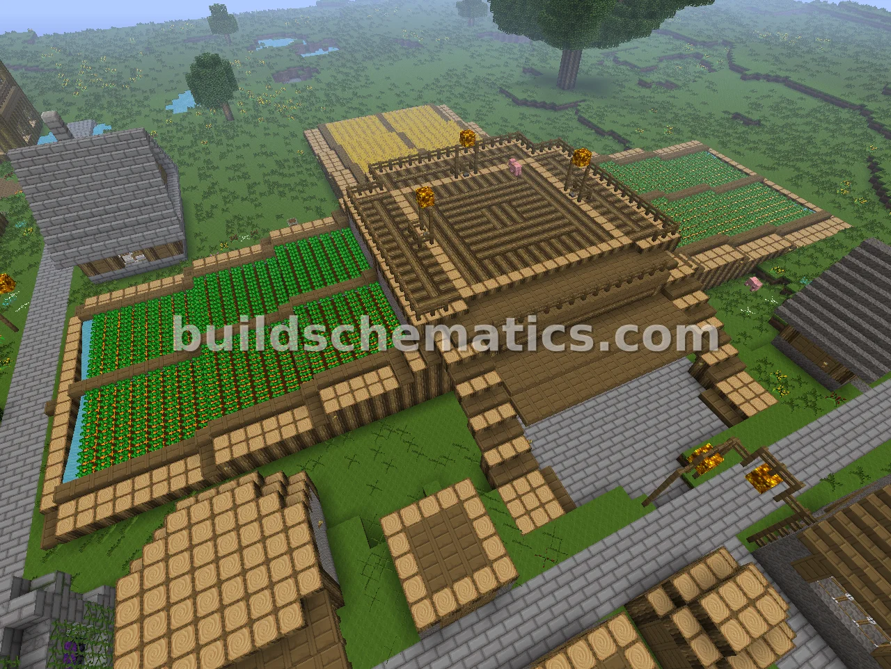 Automated Crop Farm - Redstone System