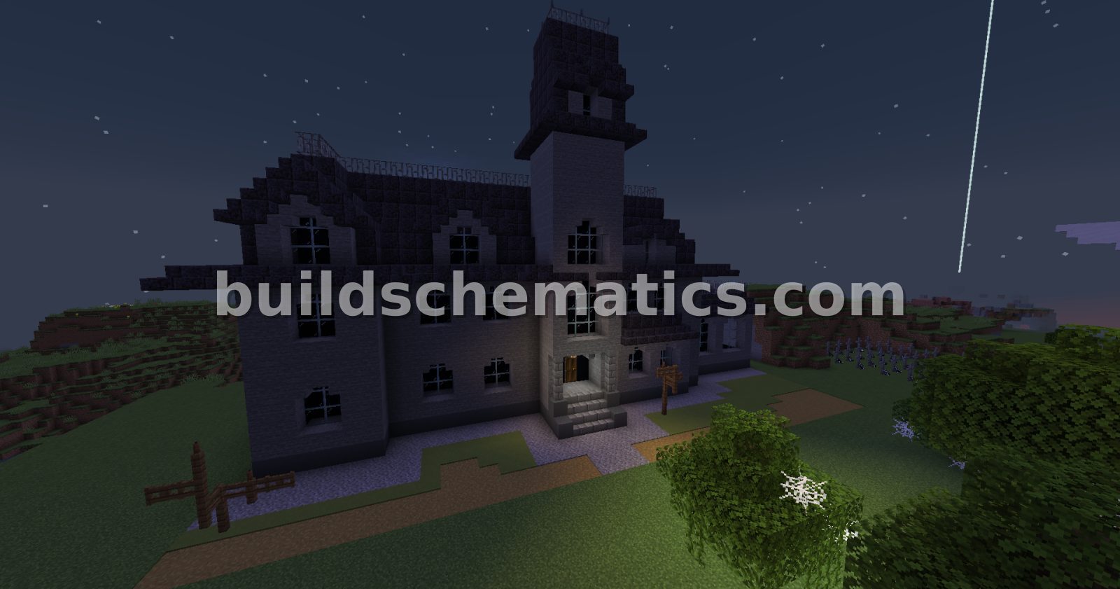 Spooky Addams Family Mansion House