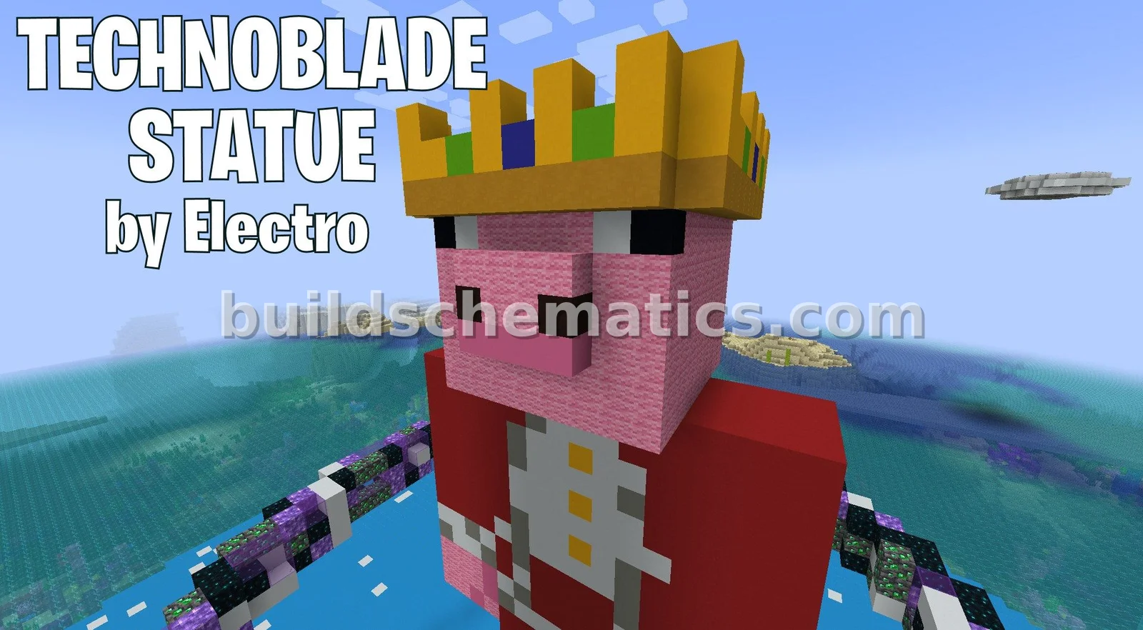 Technoblade Memorial Statue