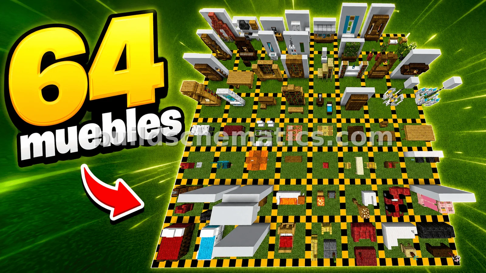 64 Unique Furniture Designs for Minecraft Homes