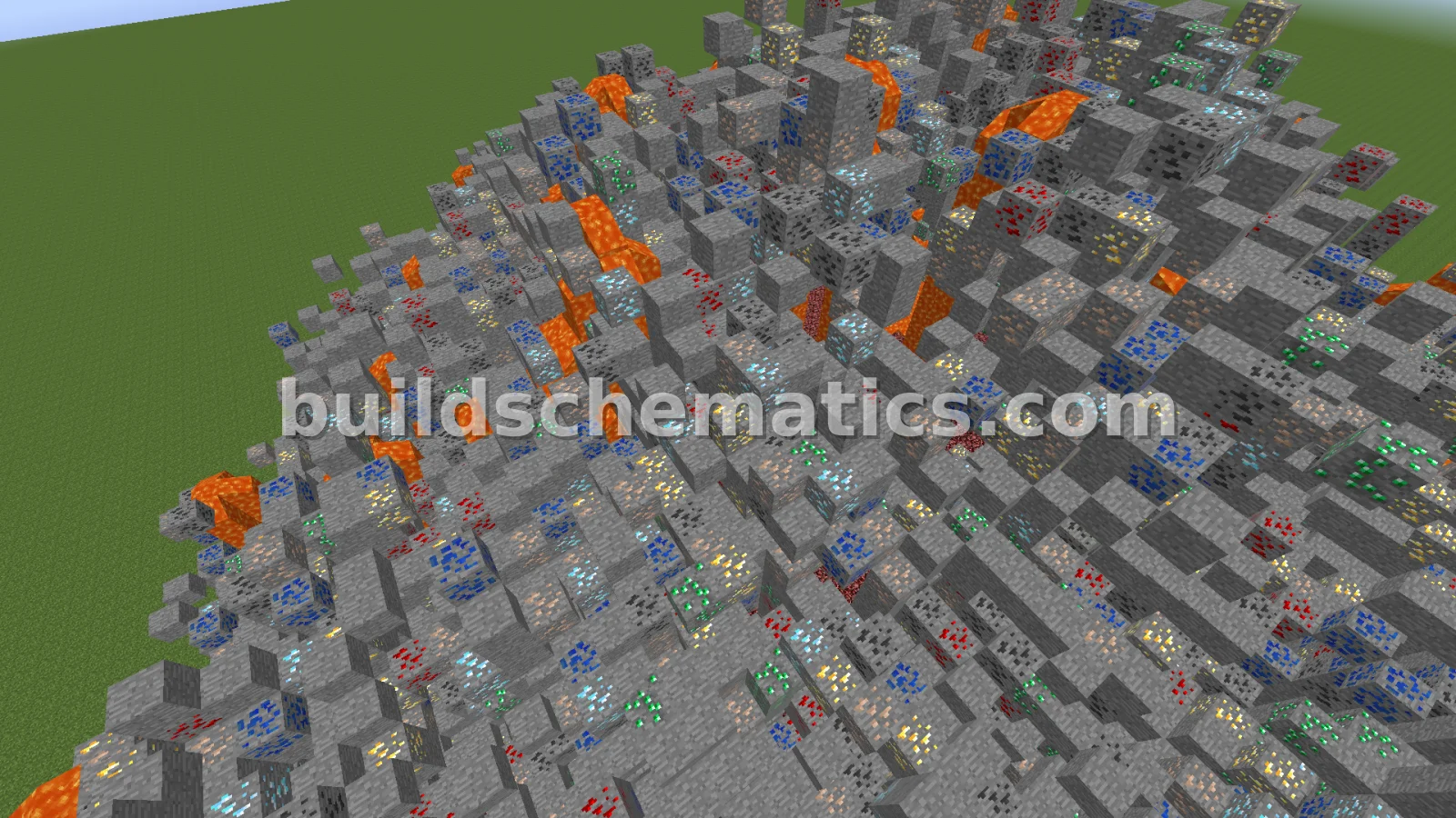 Ore Vein Mountain - Large Build — view 2