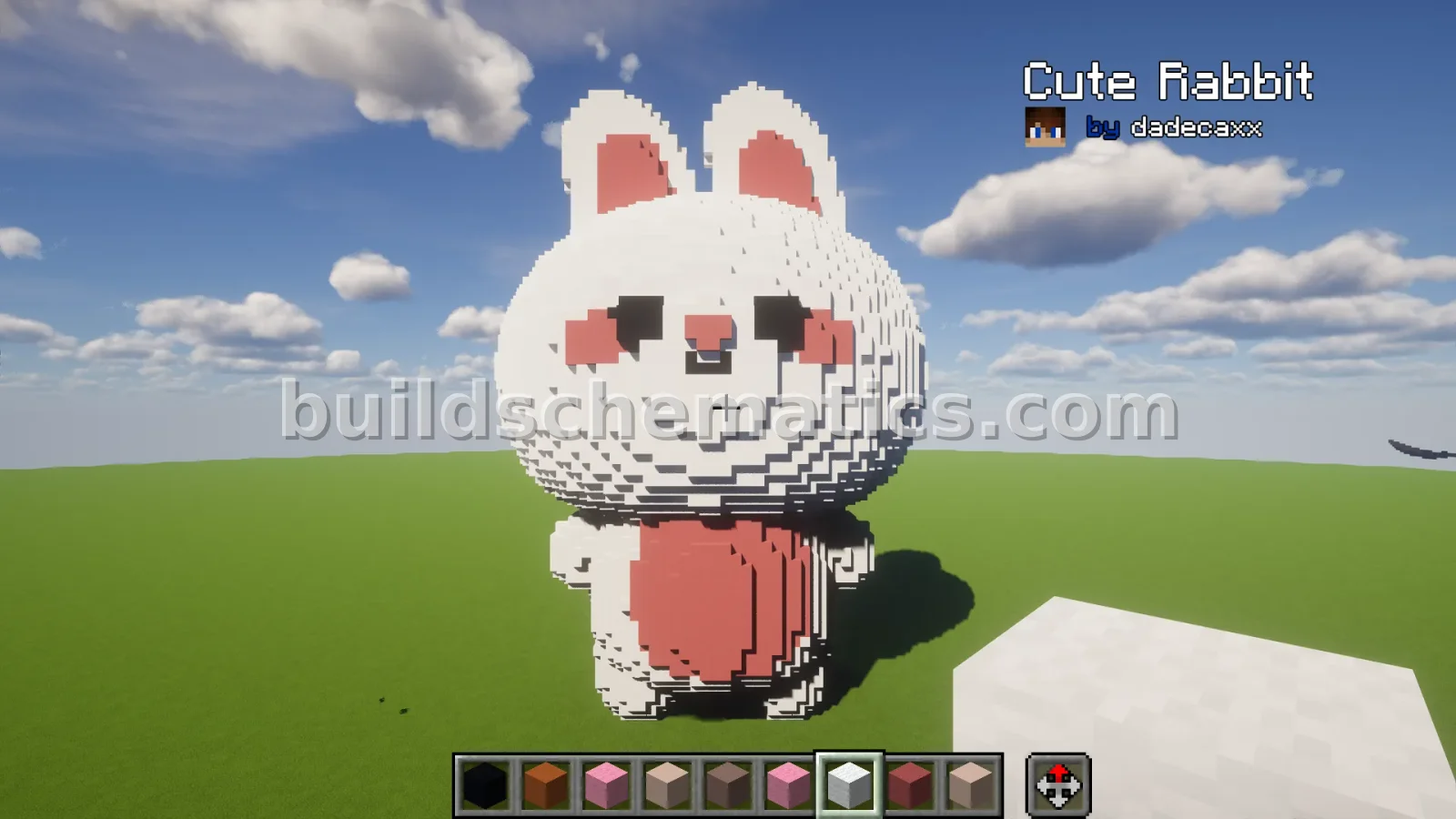 Cute Rabbit Statue — view 2