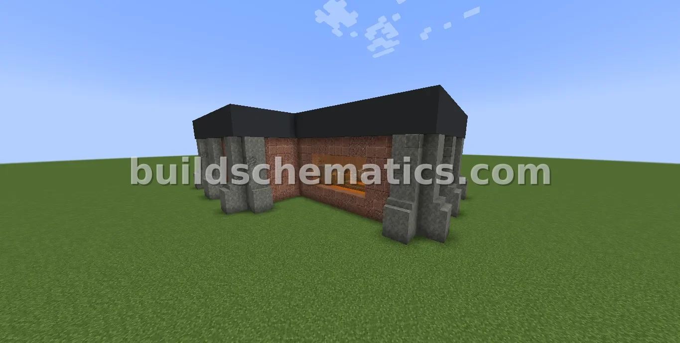 Gray Concrete and Granite Farm Structure — view 2