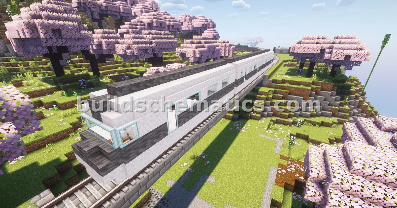 Modern Train - Minimalist Transport