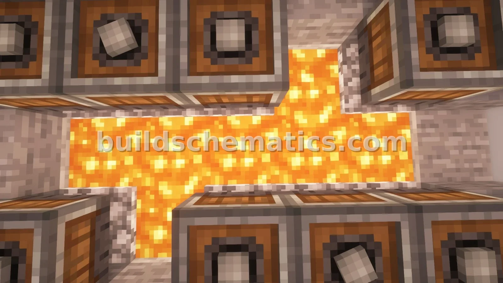 Simple Iron Farm - Stone & Chute Design — view 2