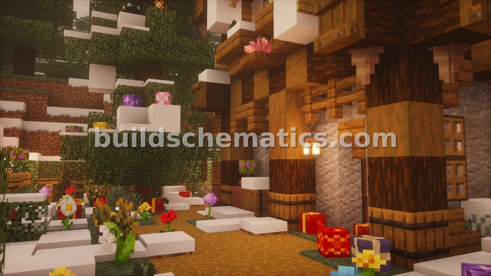 Christmas Winter Cabin Schematic — view 4