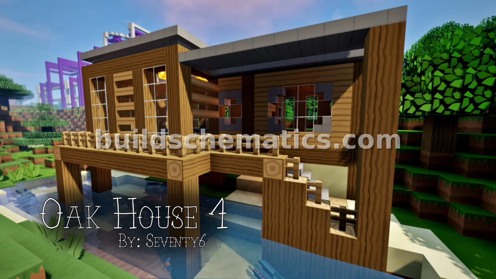 Simple Oak Wood House