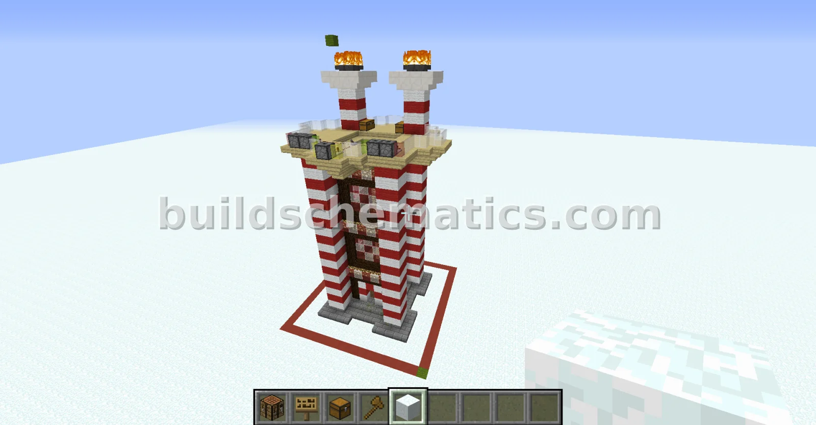 Christmas Firework Tower