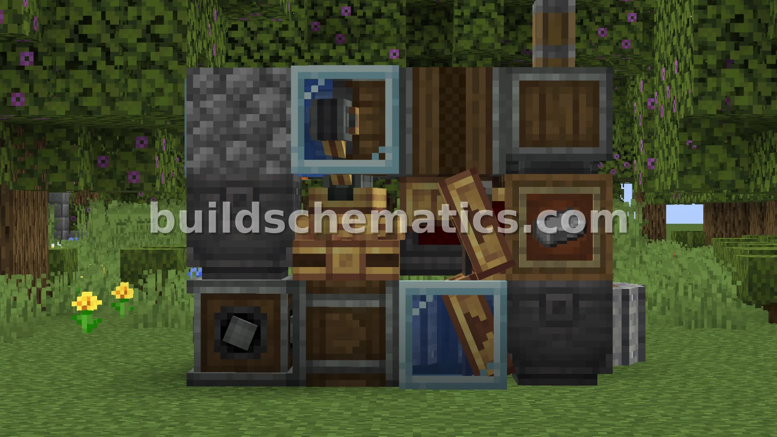 Compact Iron Farm Design — view 2
