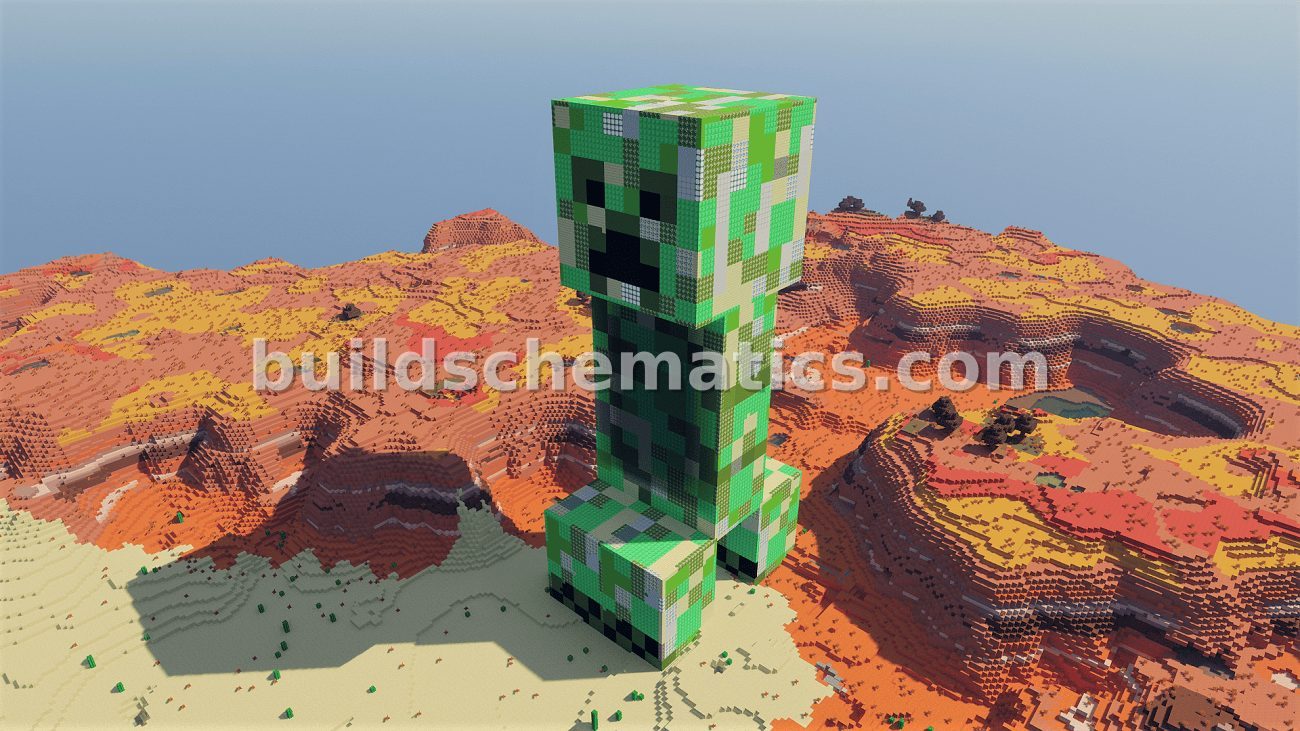 Minecraft Creeper Schematic