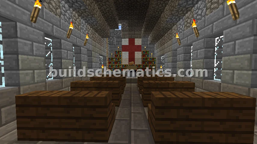 Medieval Stone Church with Cemetery — view 3