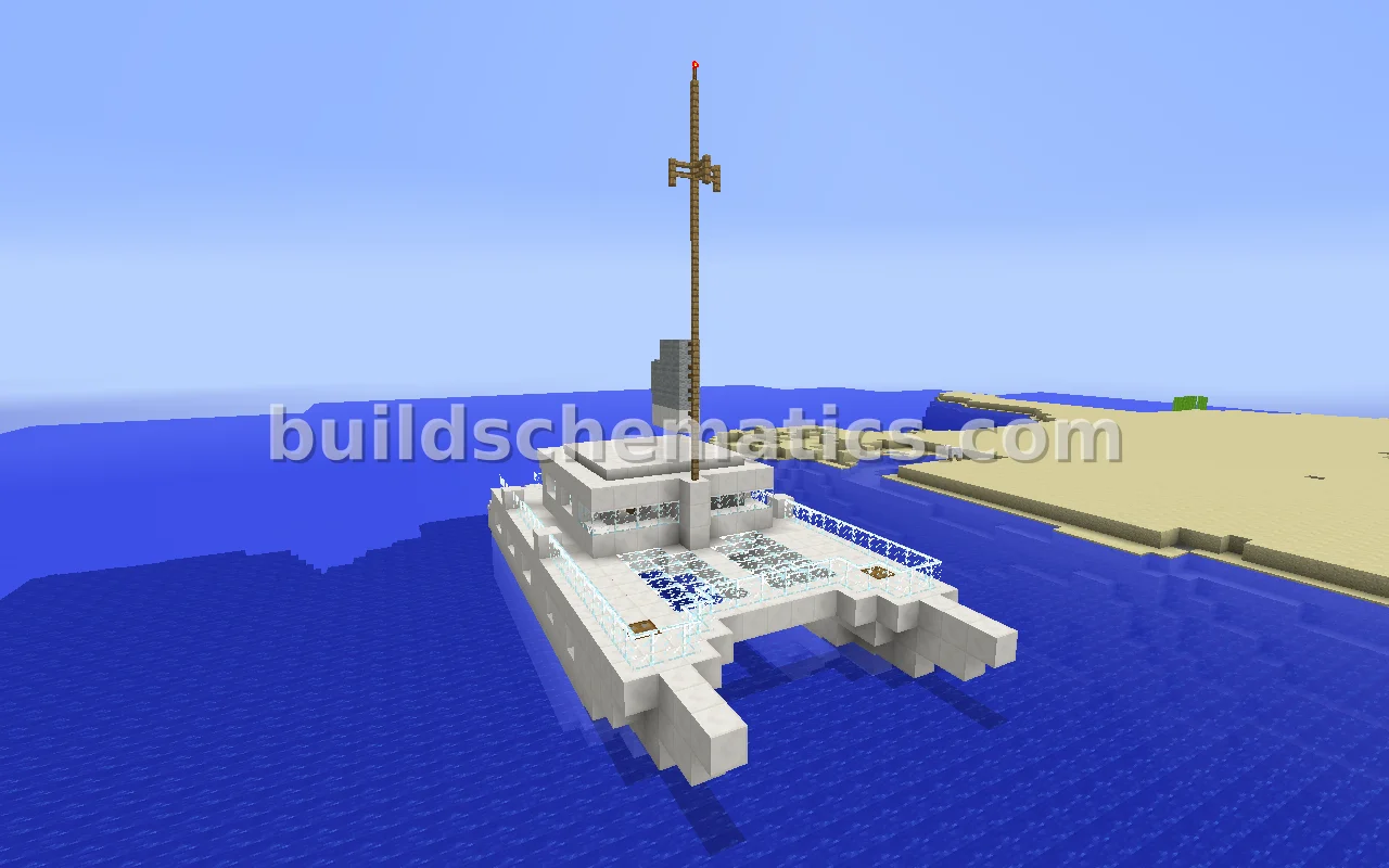 Small Catamaran Houseboat — view 2
