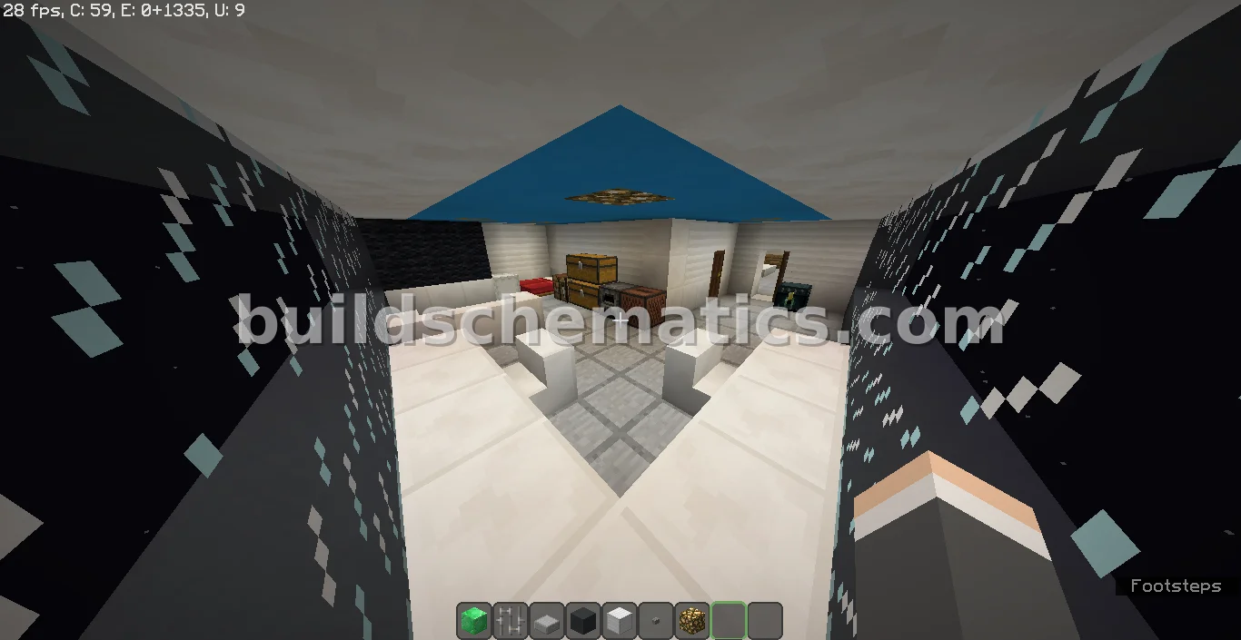 Modern Apartment Building with Parking — view 3