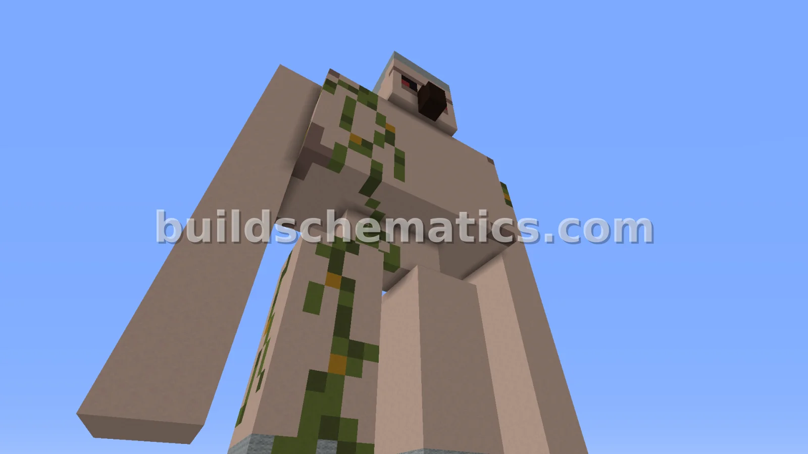 Giant Iron Golem Statue