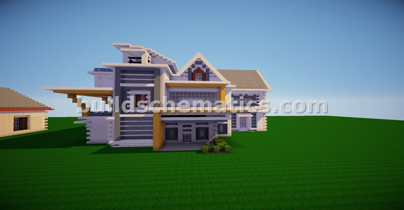 Modern House with Unfinished Interior
