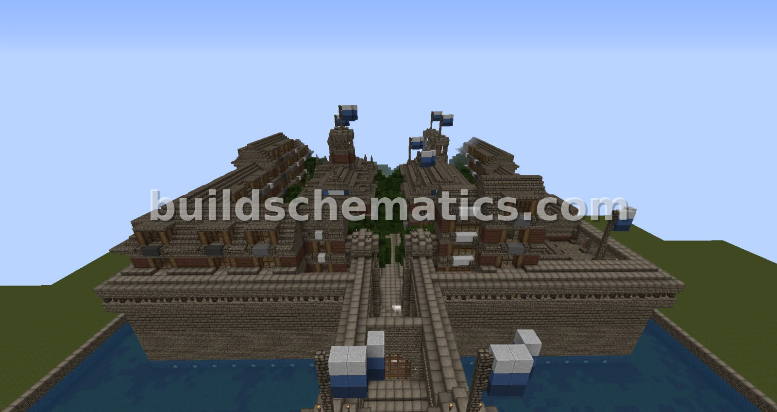 Medieval Fortrest with Cave — view 2