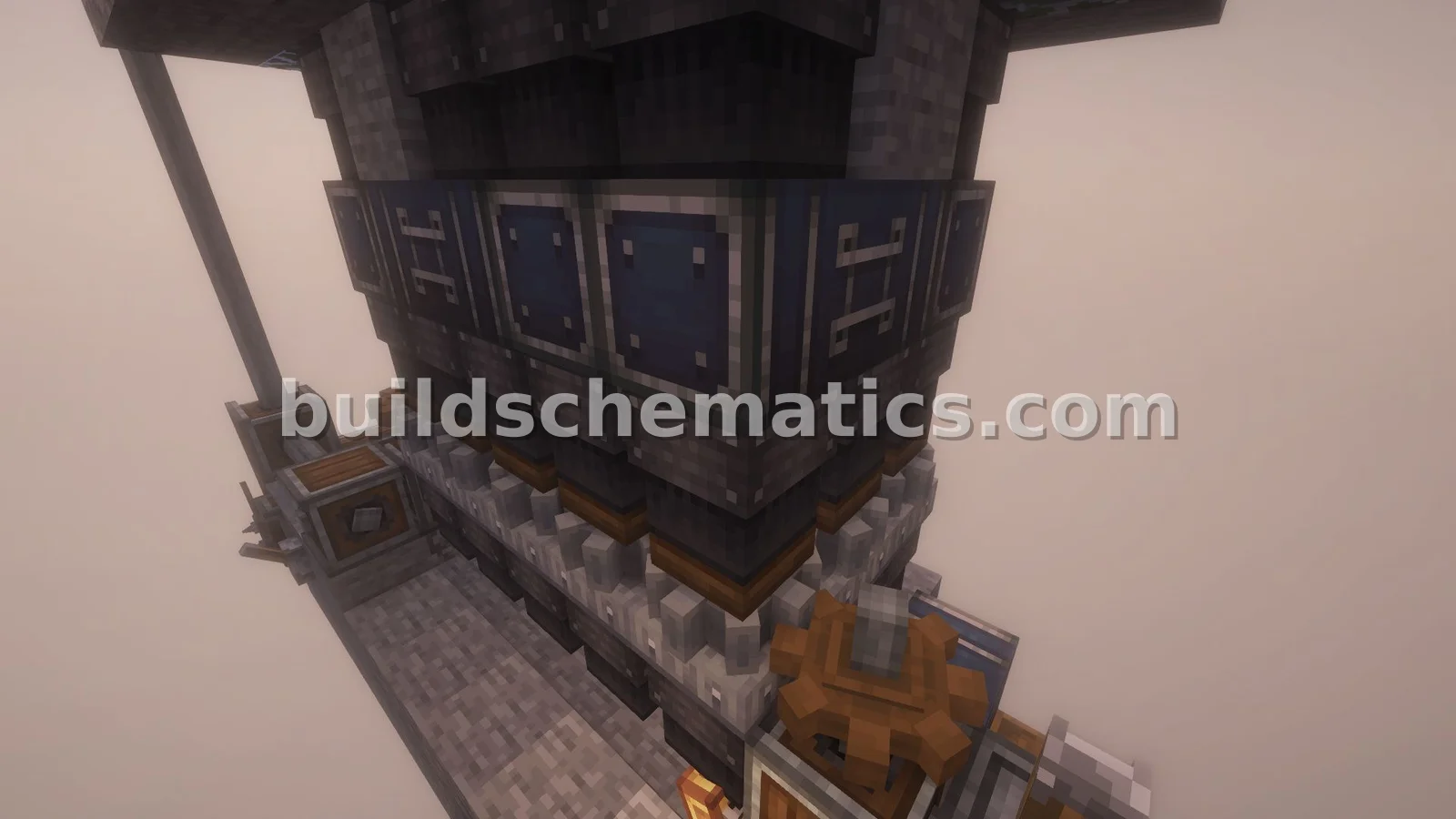 Simple Iron Farm - Stone & Chute Design — view 4