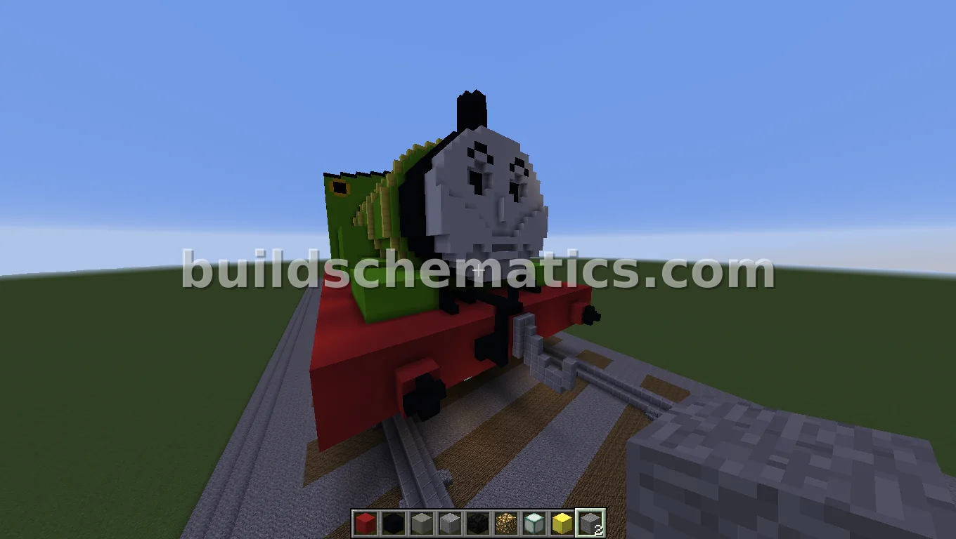 Percy The Tank Engine - Minecraft Build